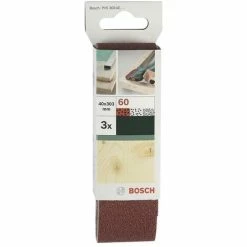 Am billigsten ⌛ BOSCH DIY SCHLEIFBAND (FÜR BOSCH VARIOSCHLEIFER VERSCHIEDENE MATERIALIEN, 3 STÜCK, 40 X 305 MM, KÖRNUNG 80) 🛒 -BOSCH SHOP 57141691 3