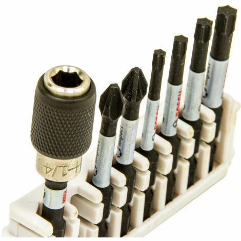 Bosch Professional Impact Control Schrauber Bit Set: PH2 / PZ2 / T15 / T20 / T25 / T30 + Schnellwechsel Bithalter Neu ❤️ Bosch Professional Impact Control Schrauber Bit Set: PH2 / PZ2 / T15 / T20 / T25 / T30 + Schnellwechsel Bithalter ⭐ -BOSCH SHOP 60216134 4