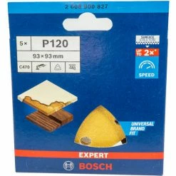 Coupon 🌟 Bosch EXPERT C470 Schleifpapier 93 Mm, P40 - P400 (5er Pack, Für Hartholz & Farbe Auf Holz, 6 Loch) 🥰