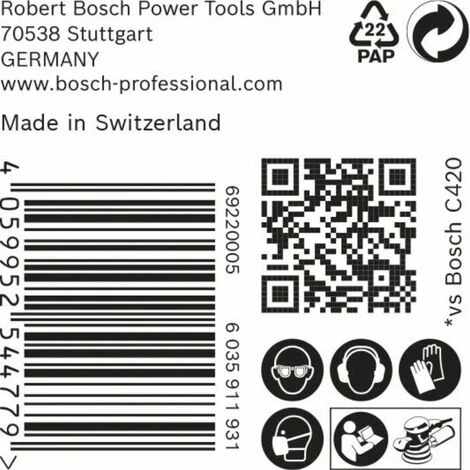 BOSCH Expert C470 Schleifpapier Mehrloch für Exzenterschleifer, 150 mm, G 120, 50-tlg. Aktion 👍 BOSCH Expert C470 Schleifpapier Mehrloch Für Exzenterschleifer, 150 mm, G 120, 50-tlg. ⭐ -BOSCH SHOP 62938583 4