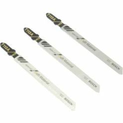Großhandel 🌟 Bosch Professional T 113 A | 3 X Stichsägeblatt Für Saubere Gerade Schnitte In Teppich, Leder, Gummi Uvm. (Special For Soft Material, T-Schaft) 🤩 -BOSCH SHOP 65882287 2