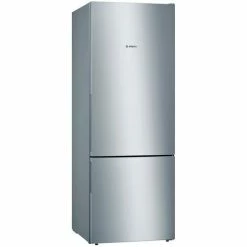 Bestes Angebot 👏 Kombinierter Kühlschrank 70cm 500l A ++ Gerührter Edelstahl - Kgv58vleas - Bosch 👍