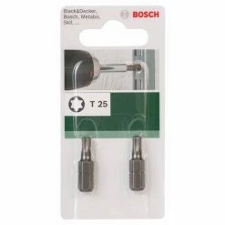 Bestpreis 💯 Packung Mit 2 Bits Bosch Torx T 25 25 Mm 🎉 -BOSCH SHOP 71927563 2